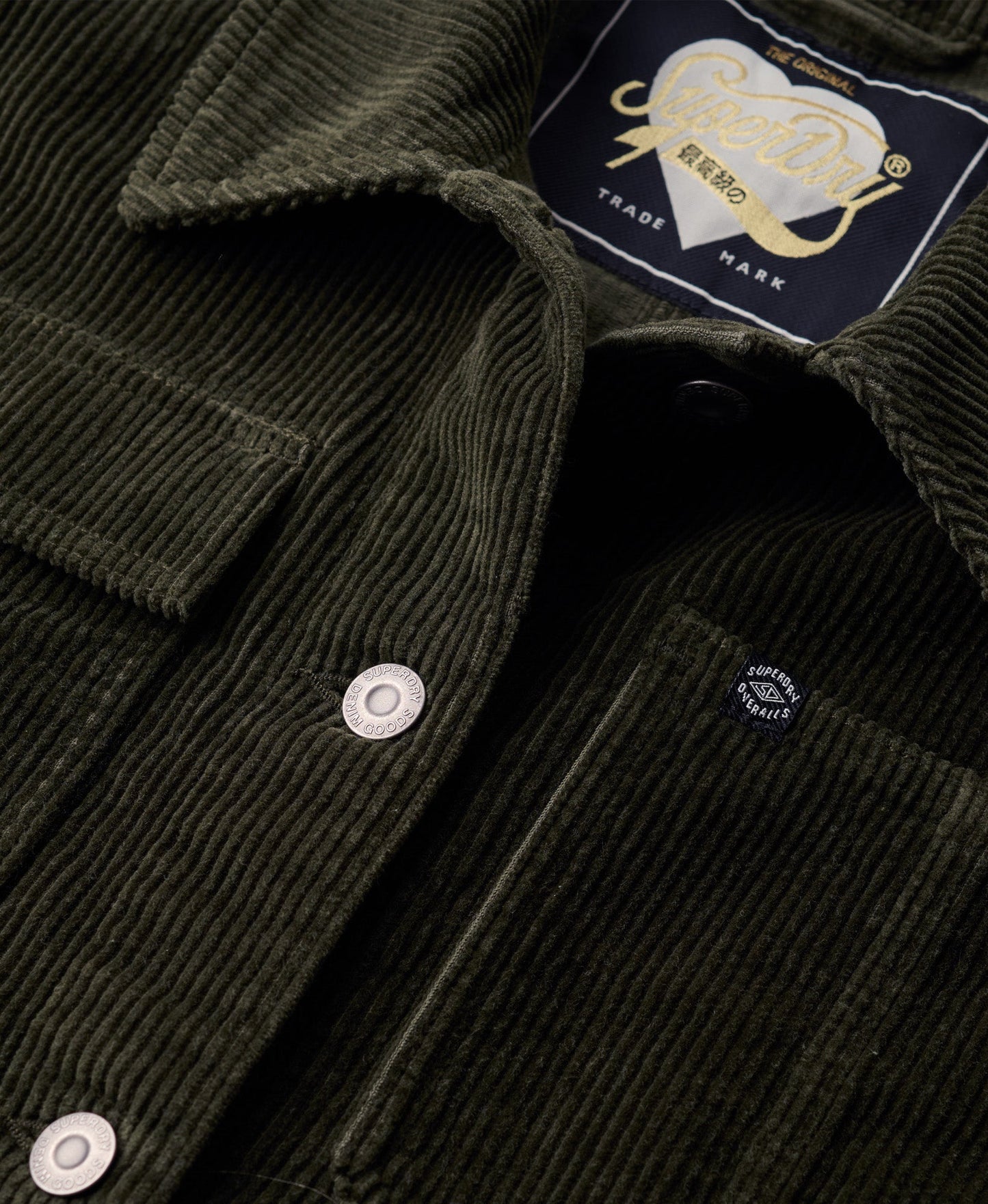 Corduroy Chore Jacket | Army Khaki