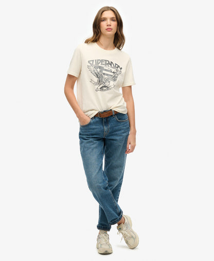 American Eagle Tee | Cream
