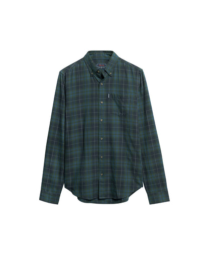 Vintage Check Shirt | Hoxton Check Navy Green