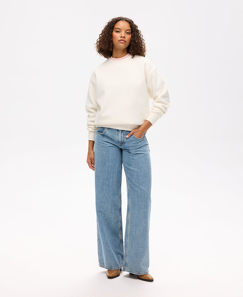 Essential Logo Crew Sweat | Off White