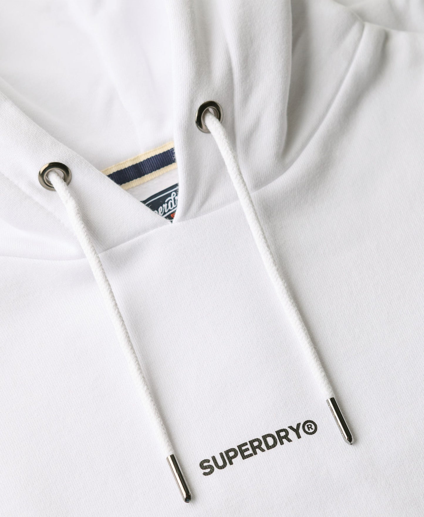 Plain Slim Fit Hoodie | Optic