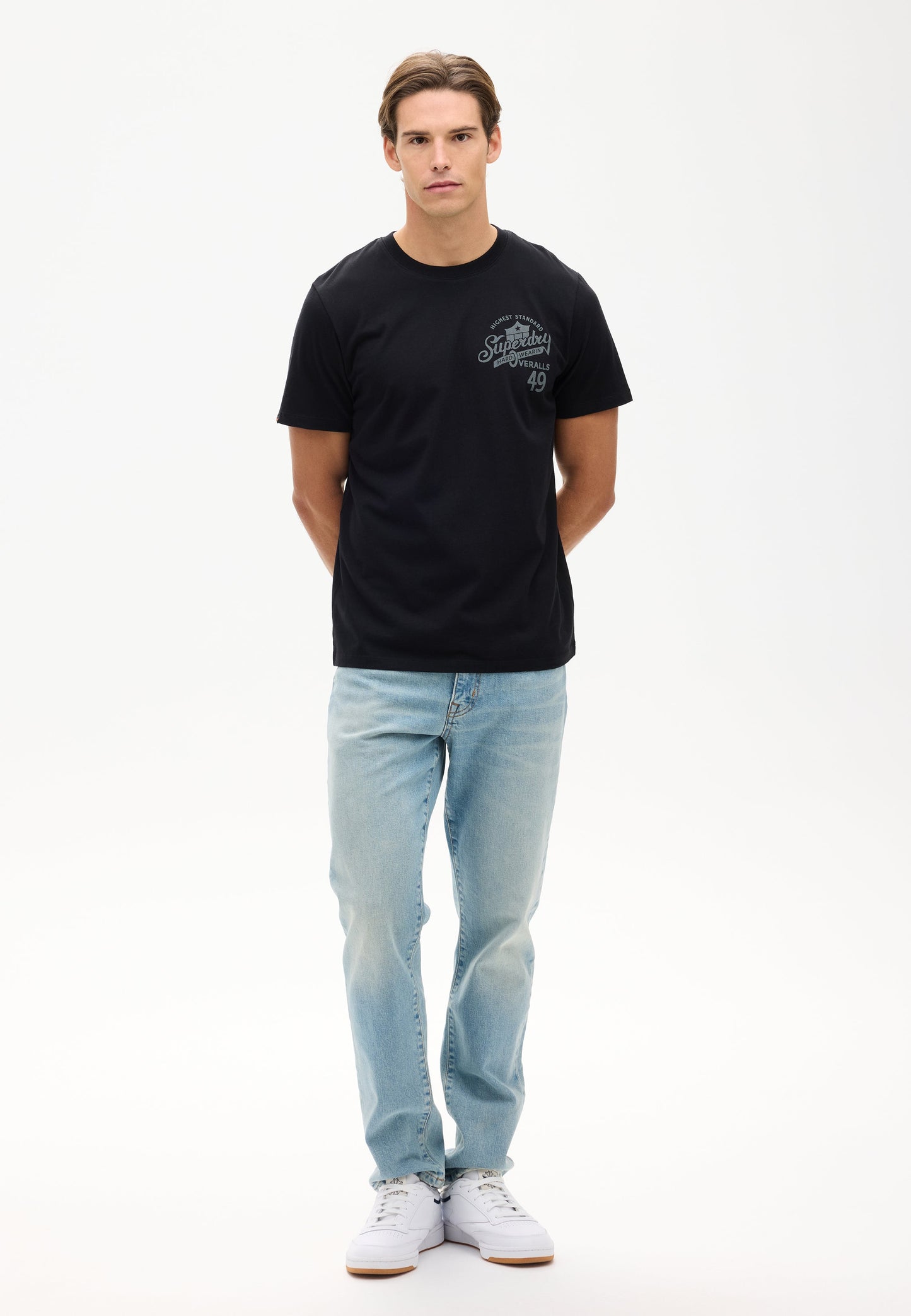 Vintage Workwear Graphic Tee | Black