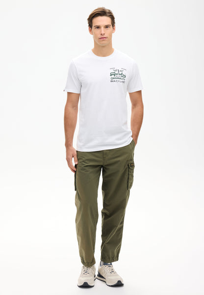 Vintage Workwear Graphic Tee | Optic