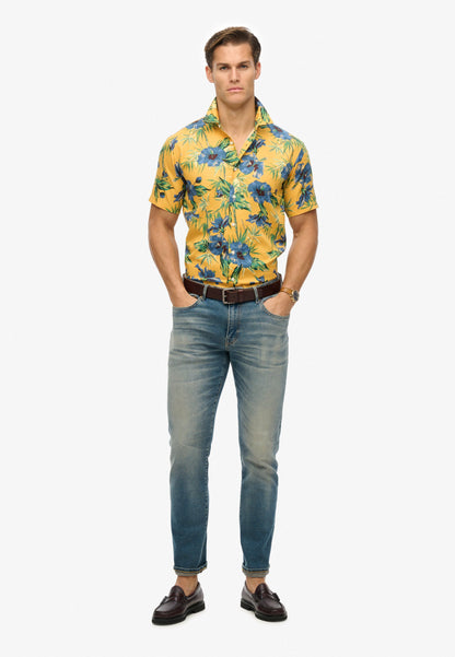 Hawaiian Print Shirt | Hawaiian Yellow