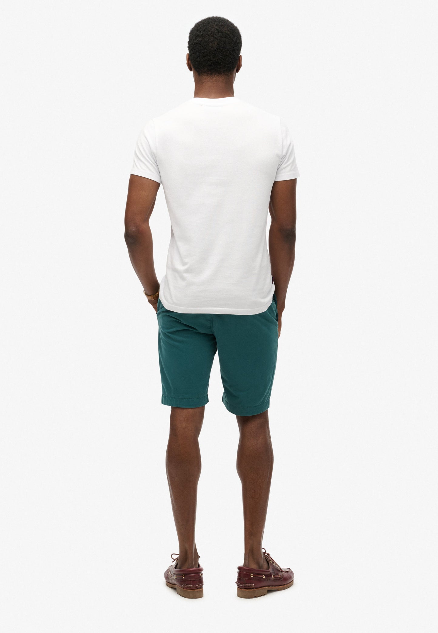 Vintage Slim Fit Chino Short | Teal