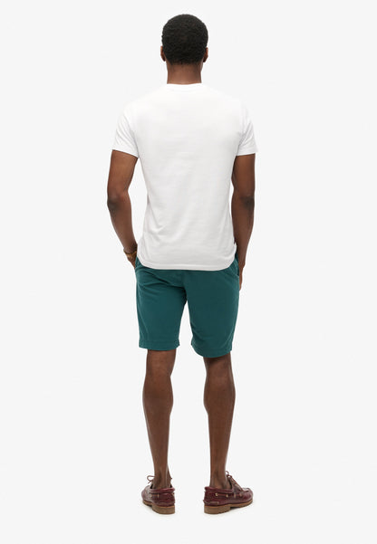 Vintage Slim Fit Chino Short | Teal