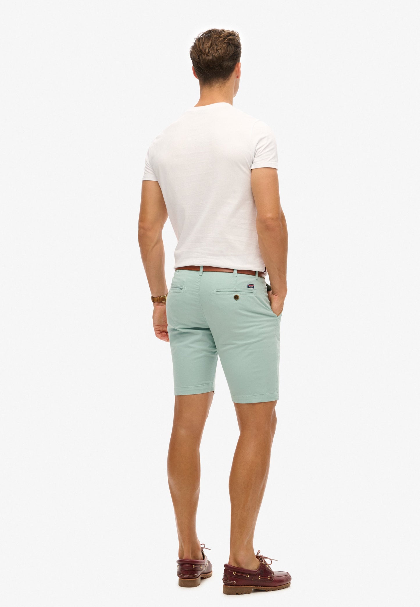 Vintage Slim Fit Chino Short | Fresh Mint Green