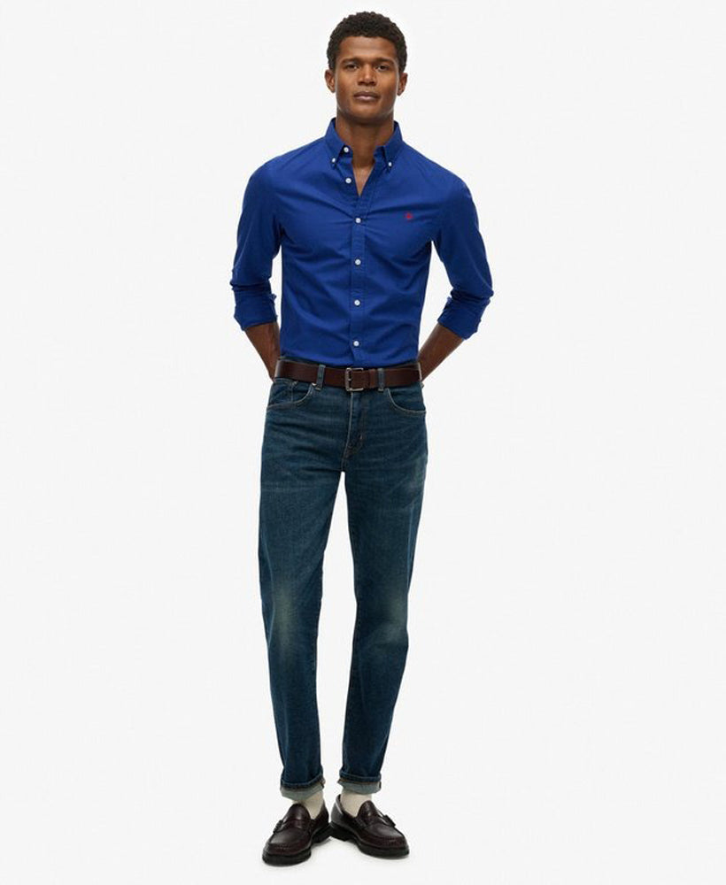 Classic Oxford Long Sleeve Shirt | Marine Navy