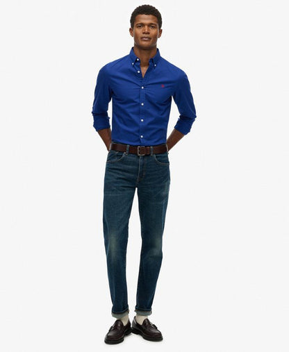 Classic Oxford Long Sleeve Shirt | Marine Navy