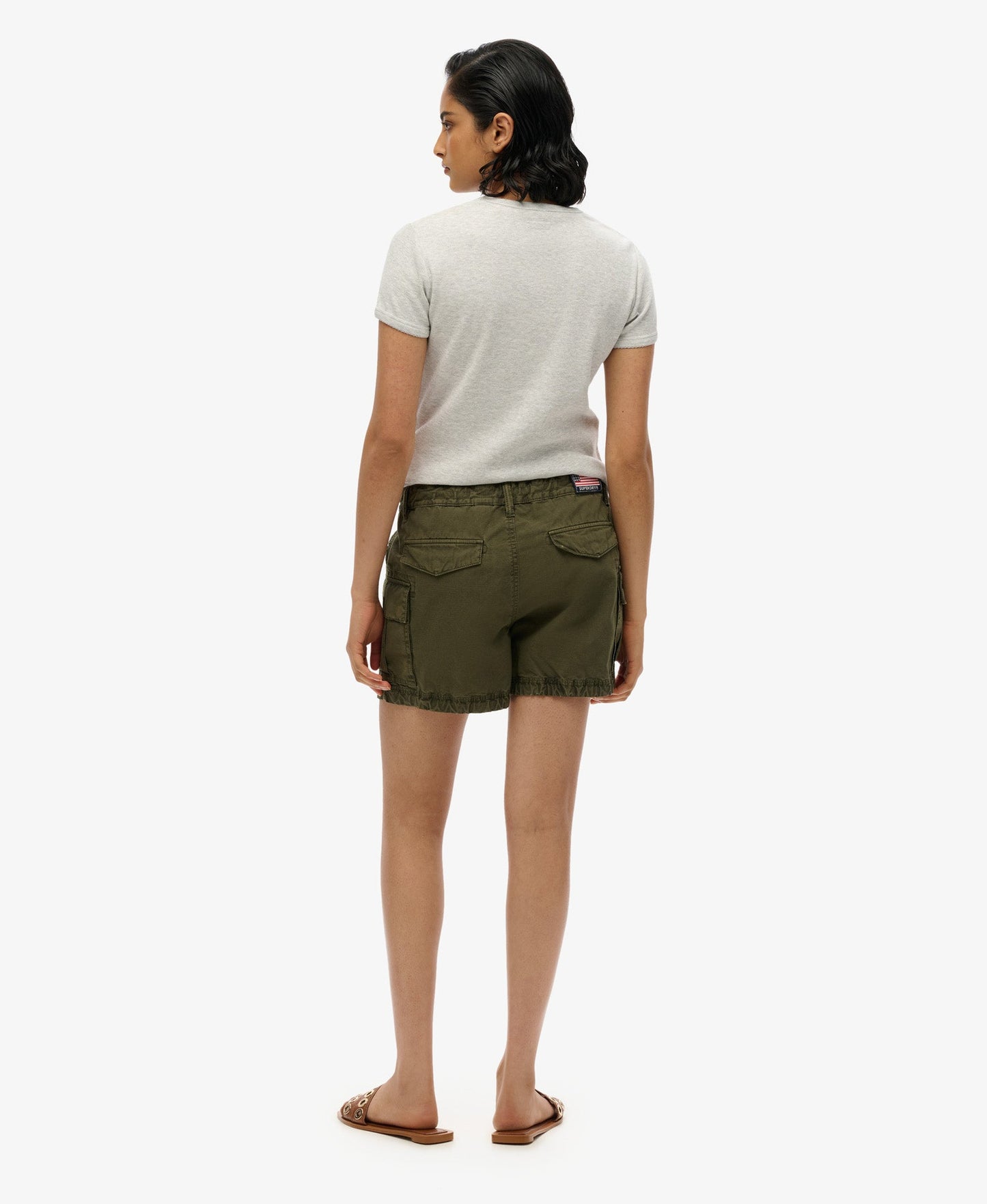 Cargo Hot Slim Fit Short | Olive Night Green