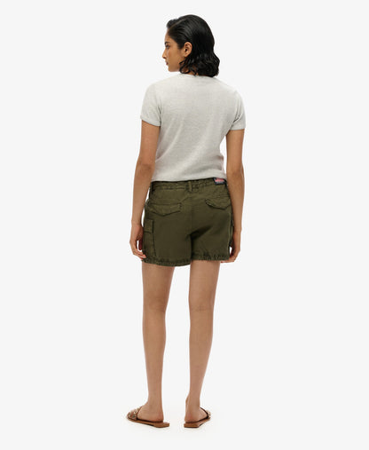 Cargo Hot Slim Fit Short | Olive Night Green