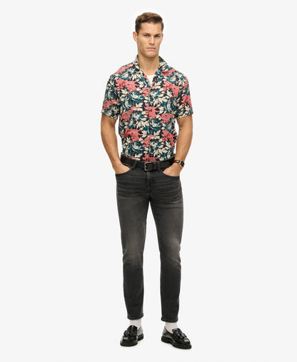 Merchant Hawaiian Shirt | Karashishi Navy