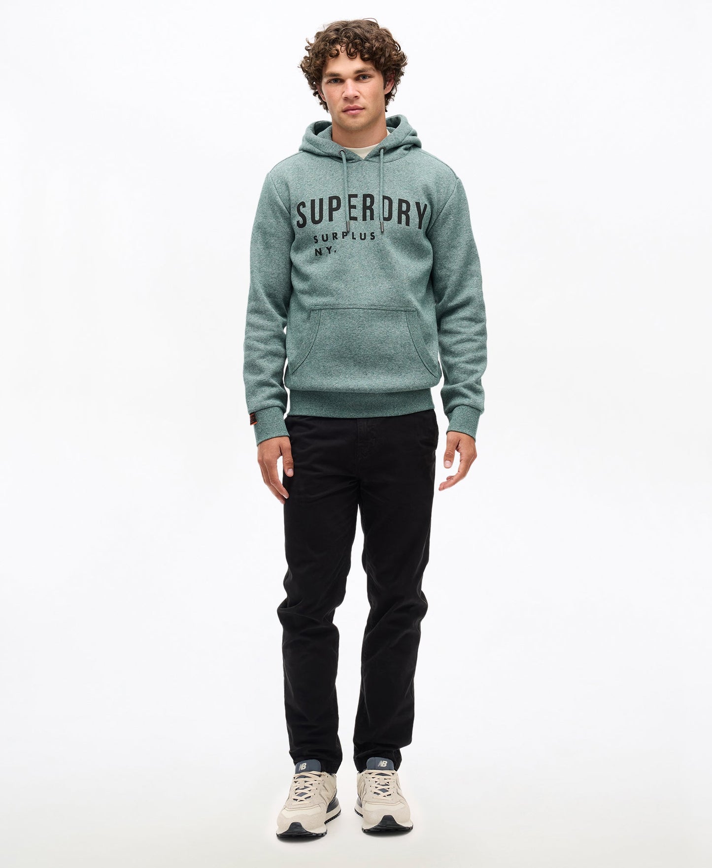 Surplus Graphic Hoodie | Mid Pine Green Grit