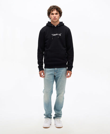Retro Rock Graphic Hoodie | Black