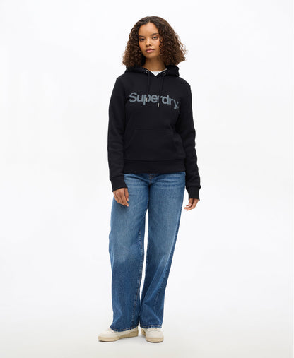 Core Logo Hoodie | Black