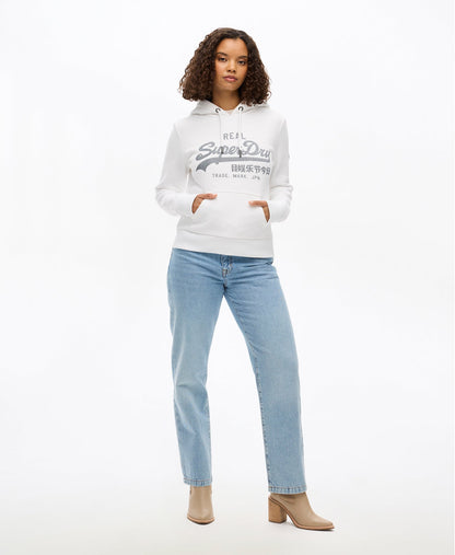 Vintage Logo Relaxed Hoodie | Optic