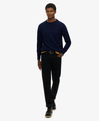Wool Blend Jumper | Mariner Blue Marle