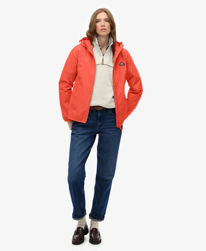 Essential Tri Windbreaker Jacket | Hot Coral
