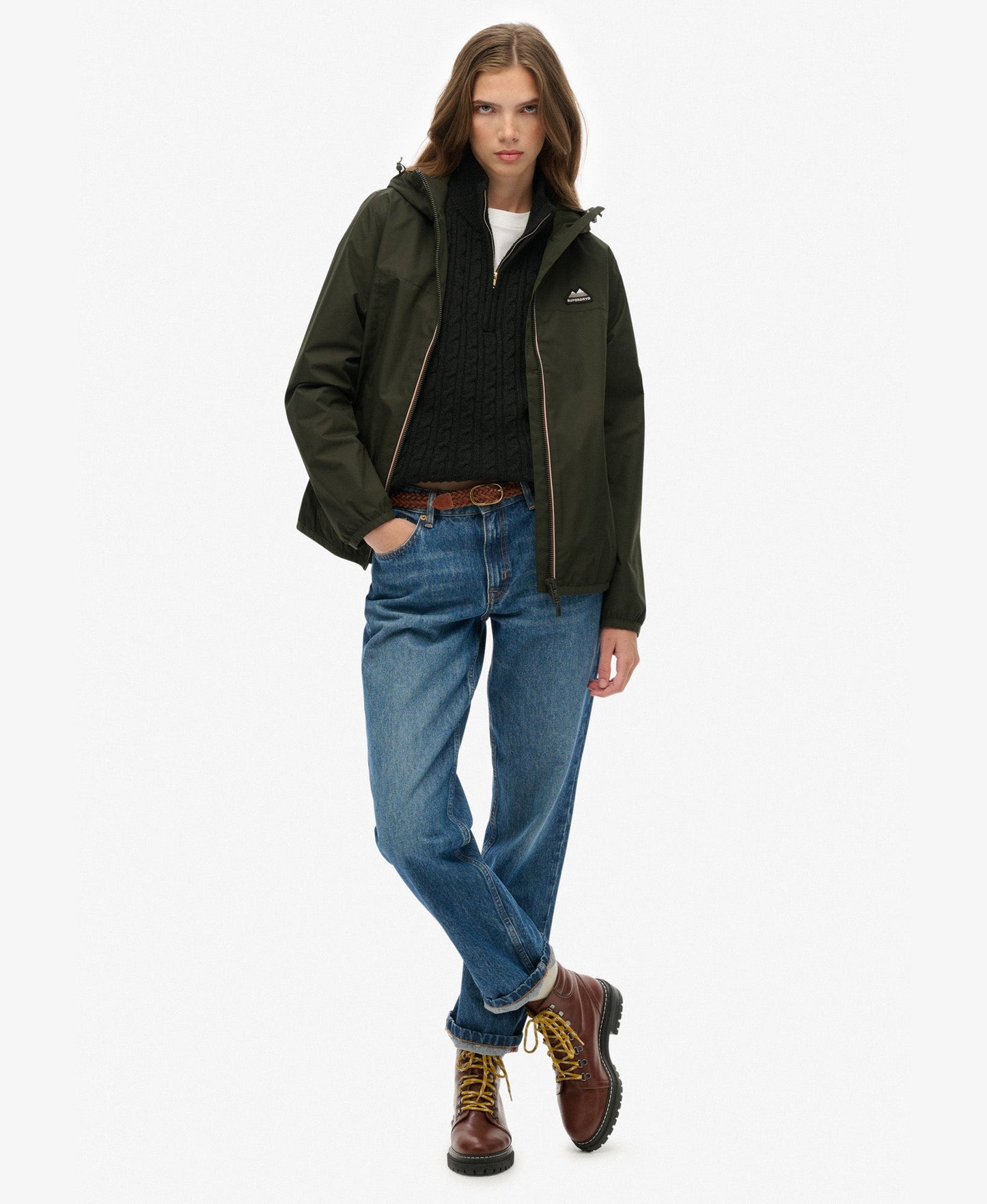 Essential Tri Windbreaker Jacket | Surplus Good Olive Green