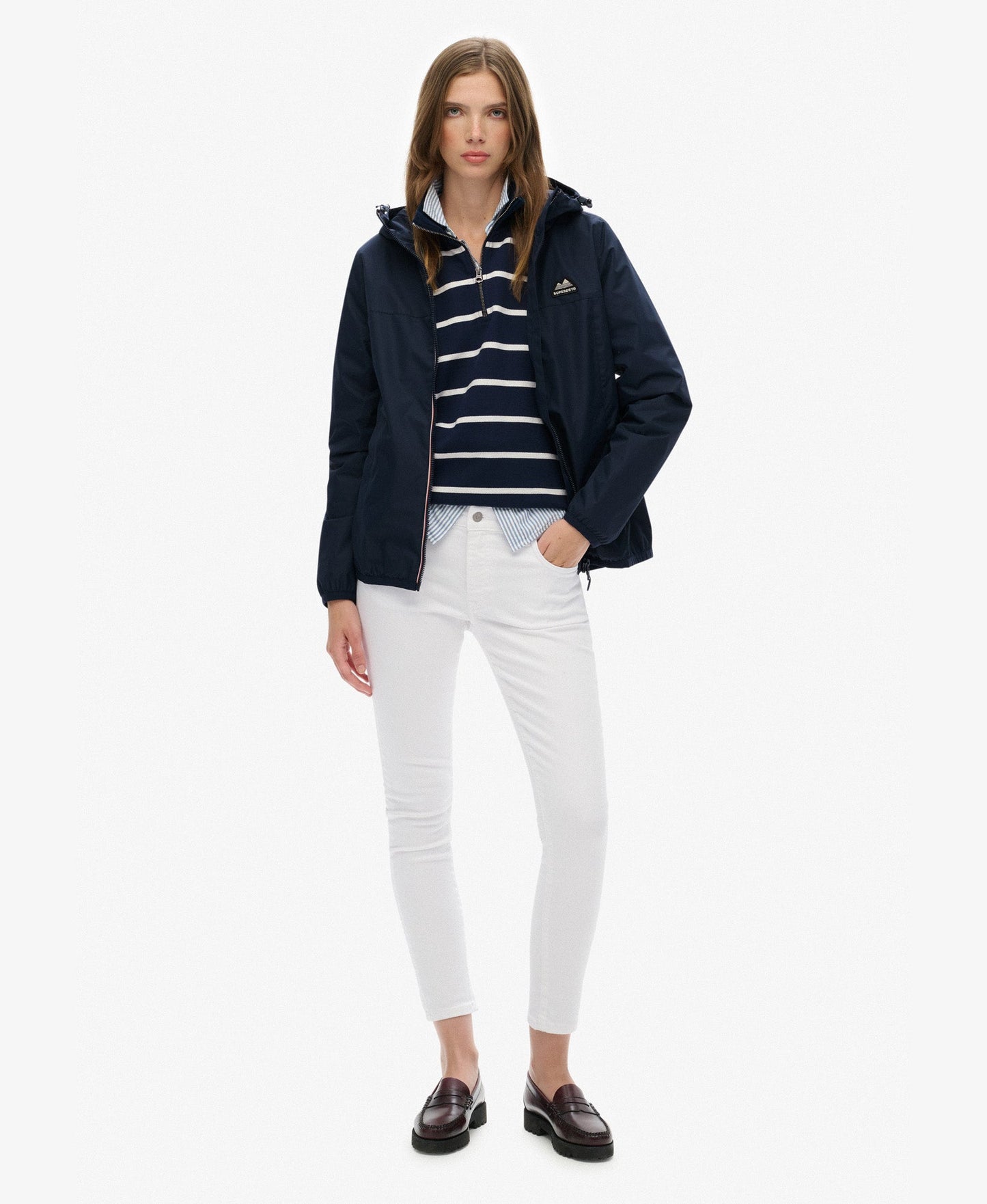 Essential Tri Windbreaker Jacket | Eclipse Navy