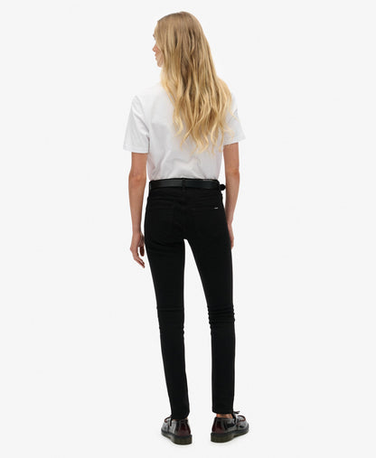 Mid Rise Skinny Jean | Black 30