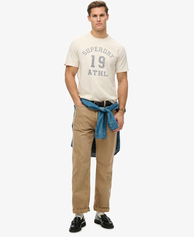 Athletic Essential Tee | Desert Bone Off White