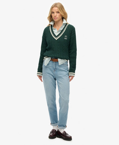 Cricket Club Jumper | Enamel Green