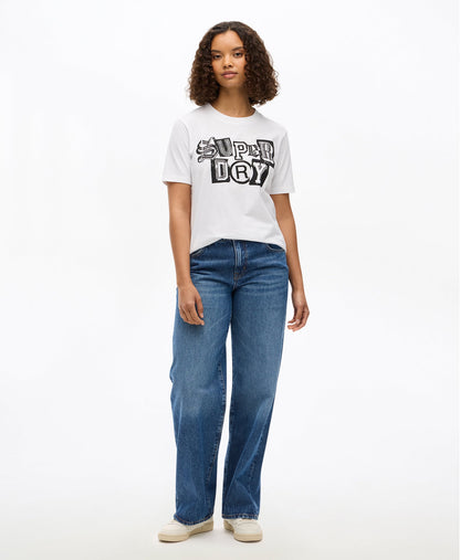 Punk Poster Relaxed Tee | Optic
