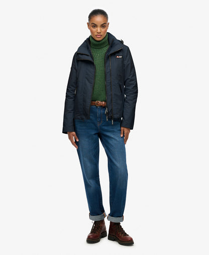 Hooded Mountain Windbreaker Jacket | Eclipse Navy