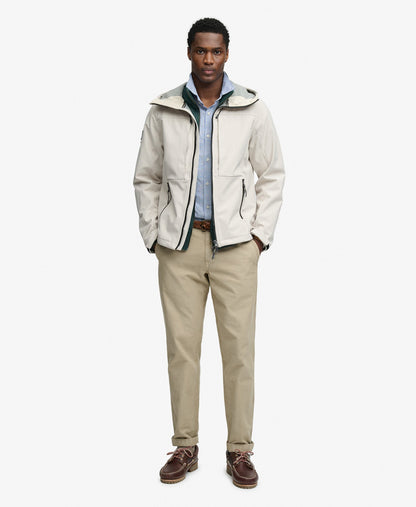 Hooded Softshell Trekker Jacket | Rainy Day Grey