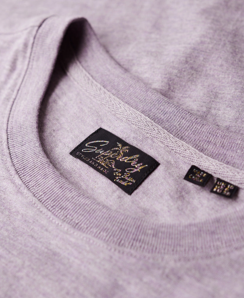 Outdoor Stripe Relaxed T Shirt | Parma Violet Purple Marle