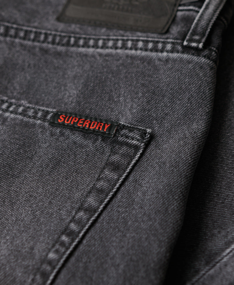 Straight Shorts | Wisconsin Washed Black