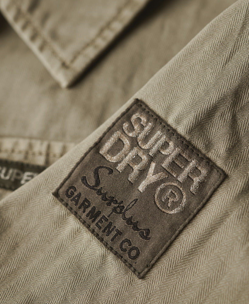 Military Overshirt | Dark Sage Green