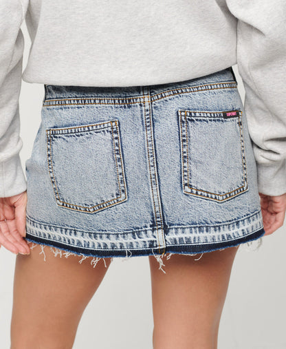 Denim Mini Skirt | Spring Vintage Custom