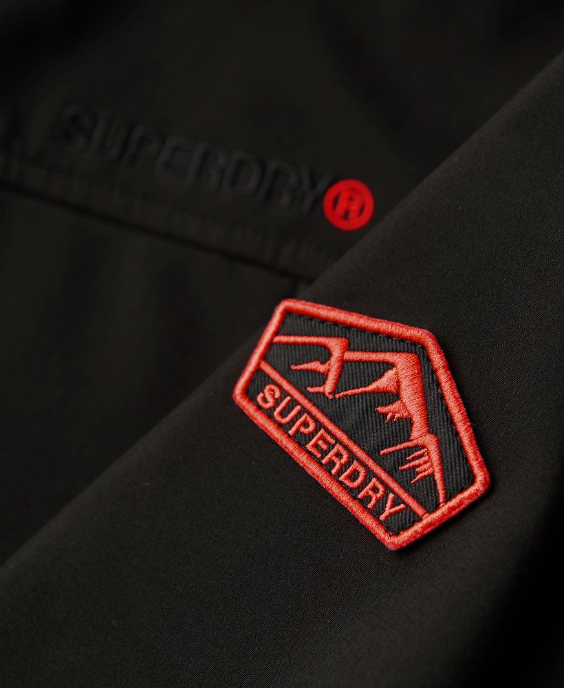 Hooded Classic Trekker Slim Fit Jacket | Black