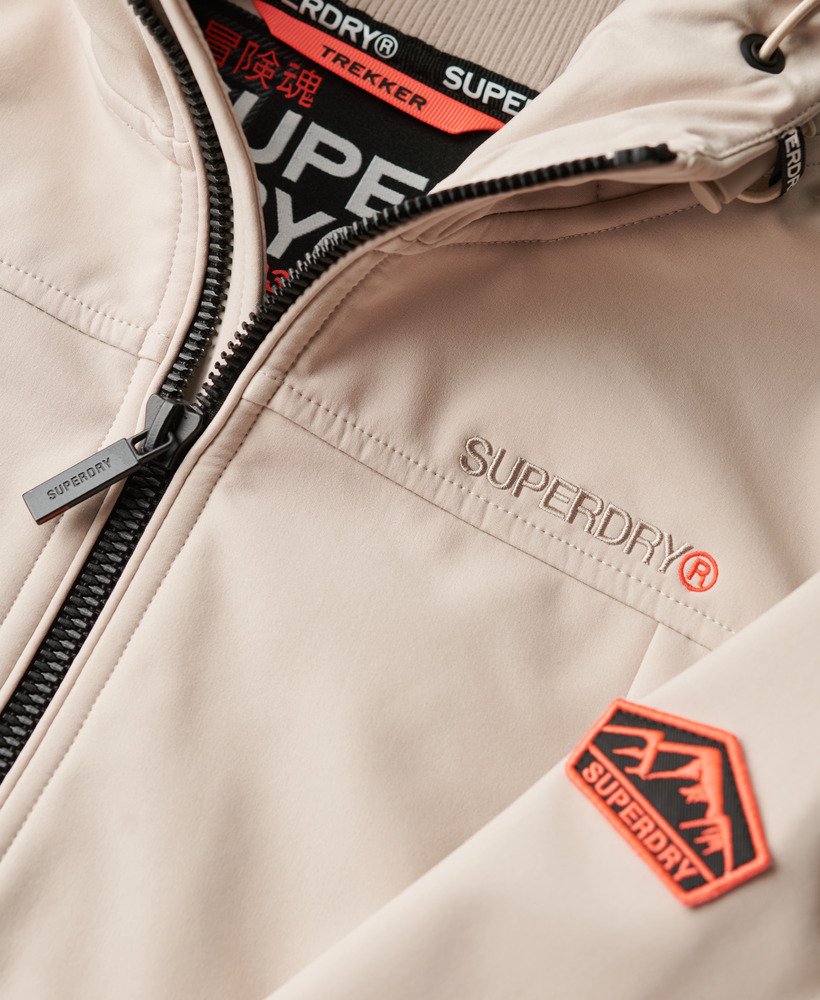 Hooded Classic Trekker Slim Fit Jacket | Chateau Grey