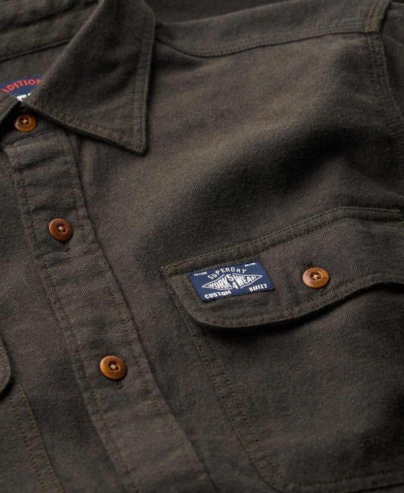Trailsman Flannel Shirt | Chive Green