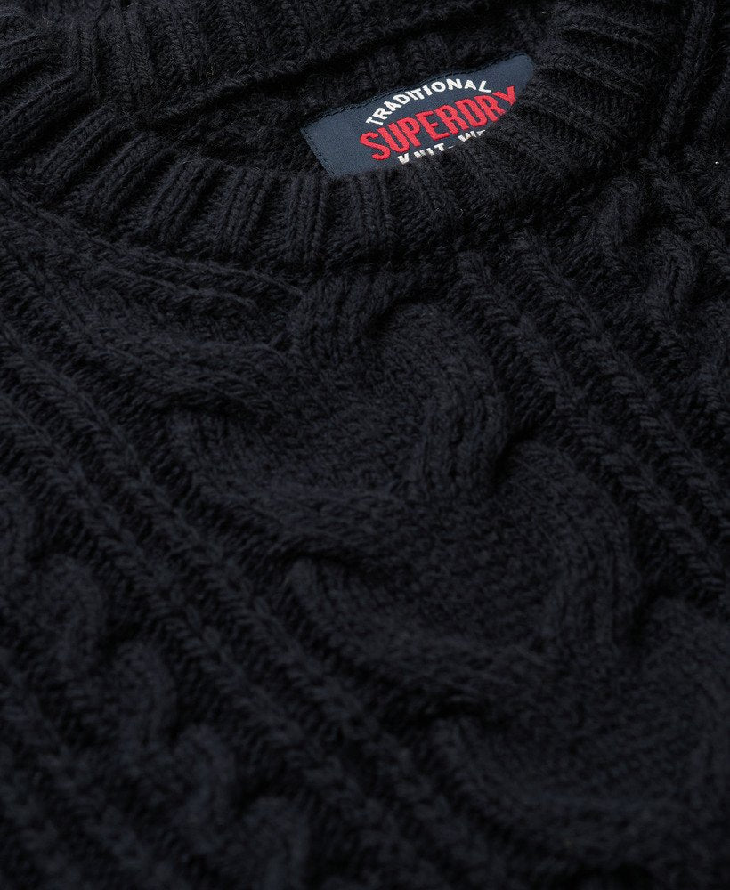 Jacob Cable Jumper | Eclipse Navy