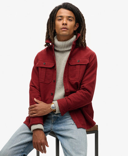 Merchant Overshirt | Wine Red