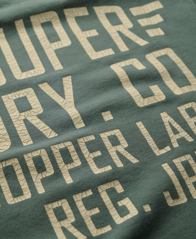 Copper Label Graphic Crew | Drius Green