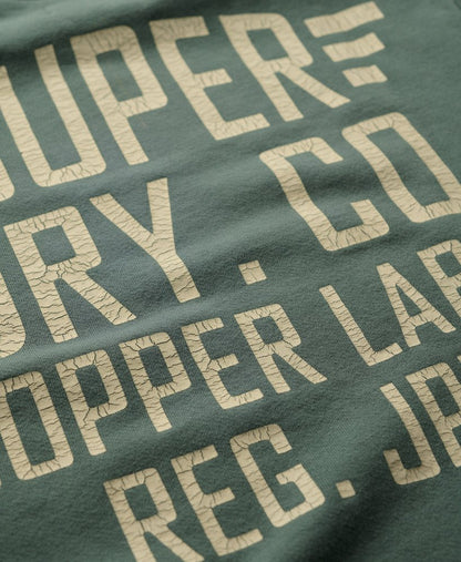 Copper Label Graphic Crew | Drius Green