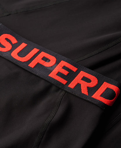 Ski Base Layer Slim Fit Legging | Black