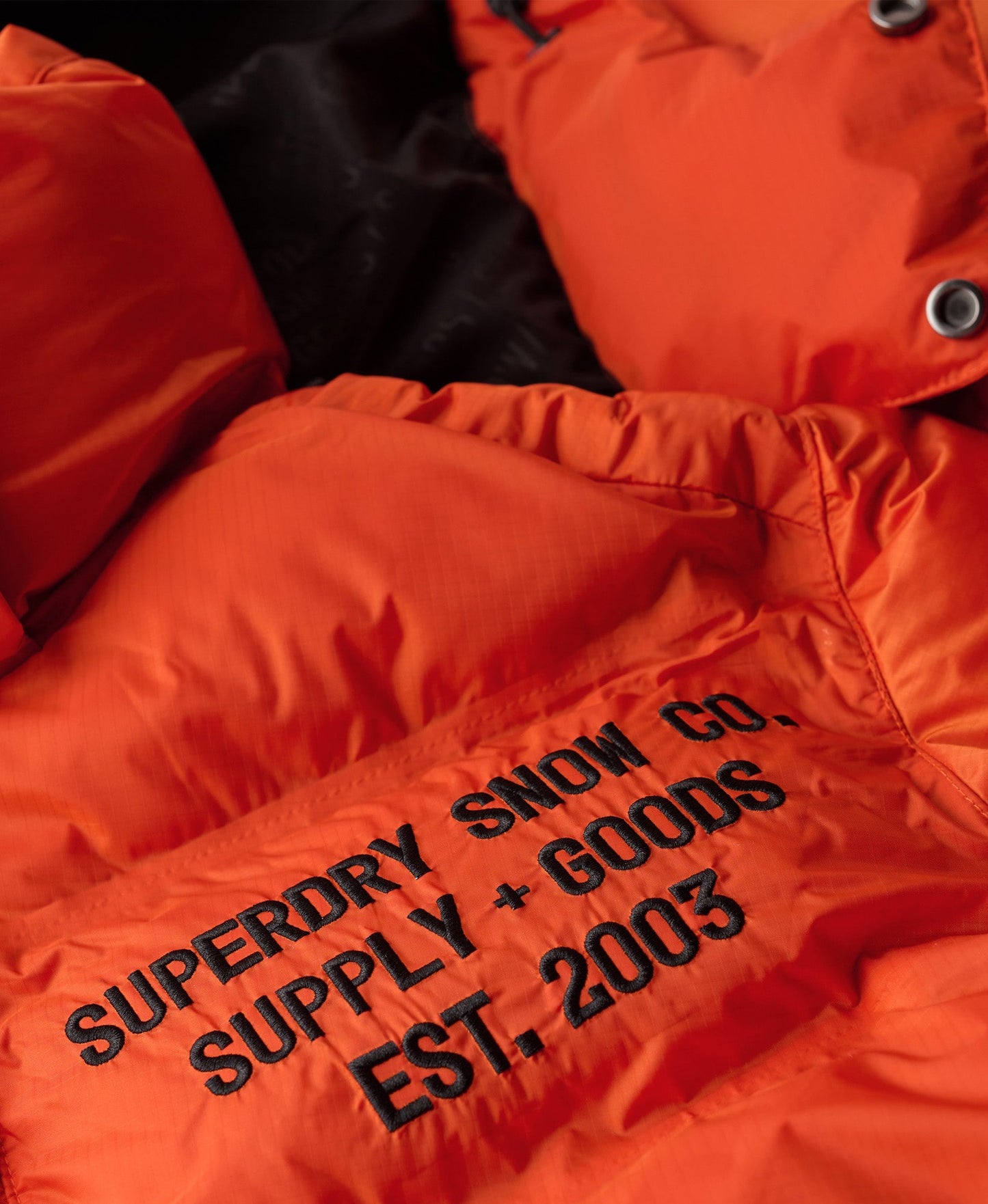 Ski Sport Puffer Jacket | Flame Orange