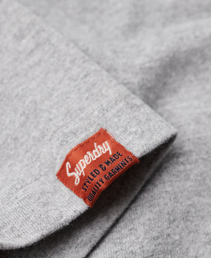 Copper Label Chest Graphic Tee | Ash Grey Marle