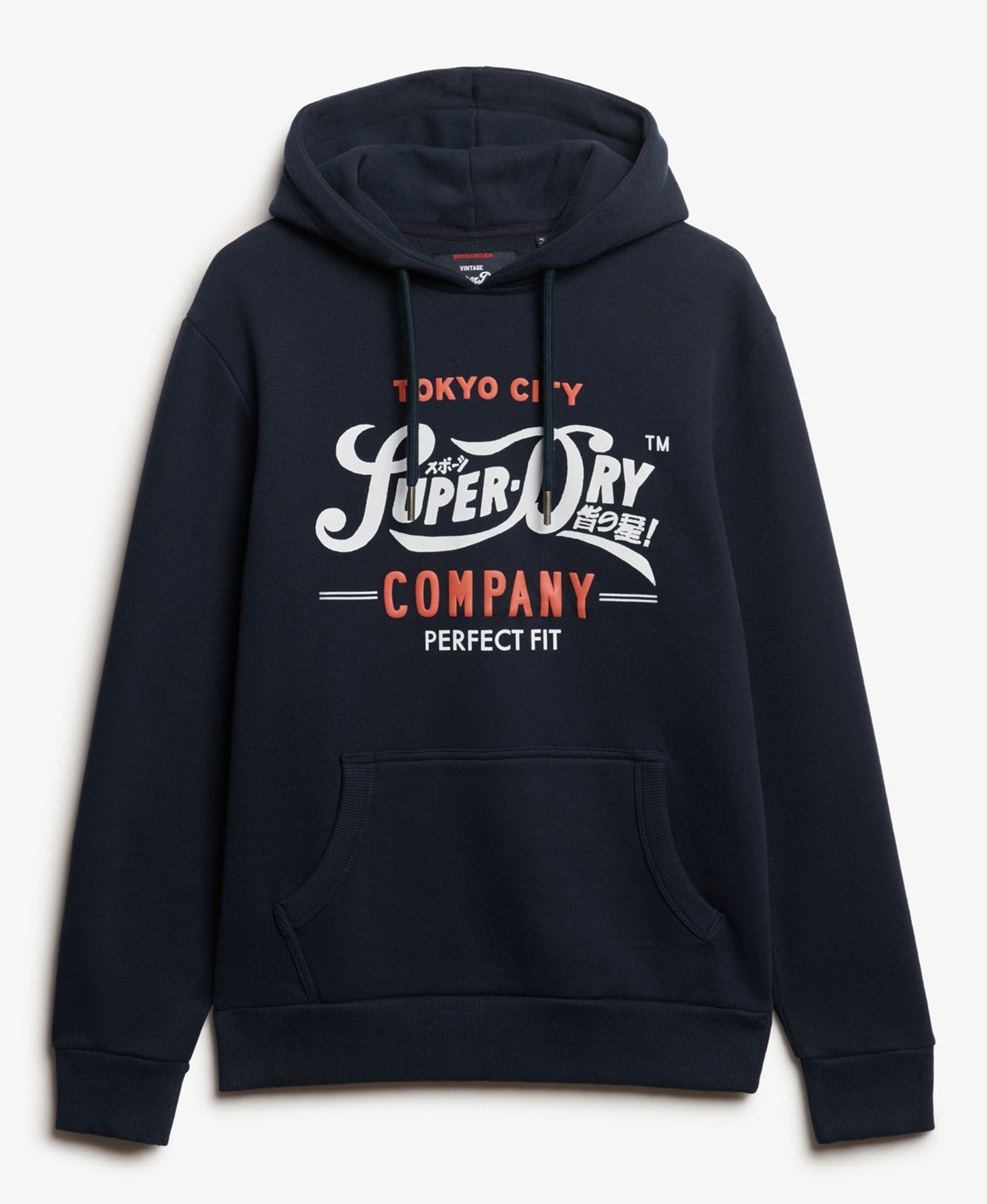 Perfect Fit Script Hoodie | Eclipse Navy