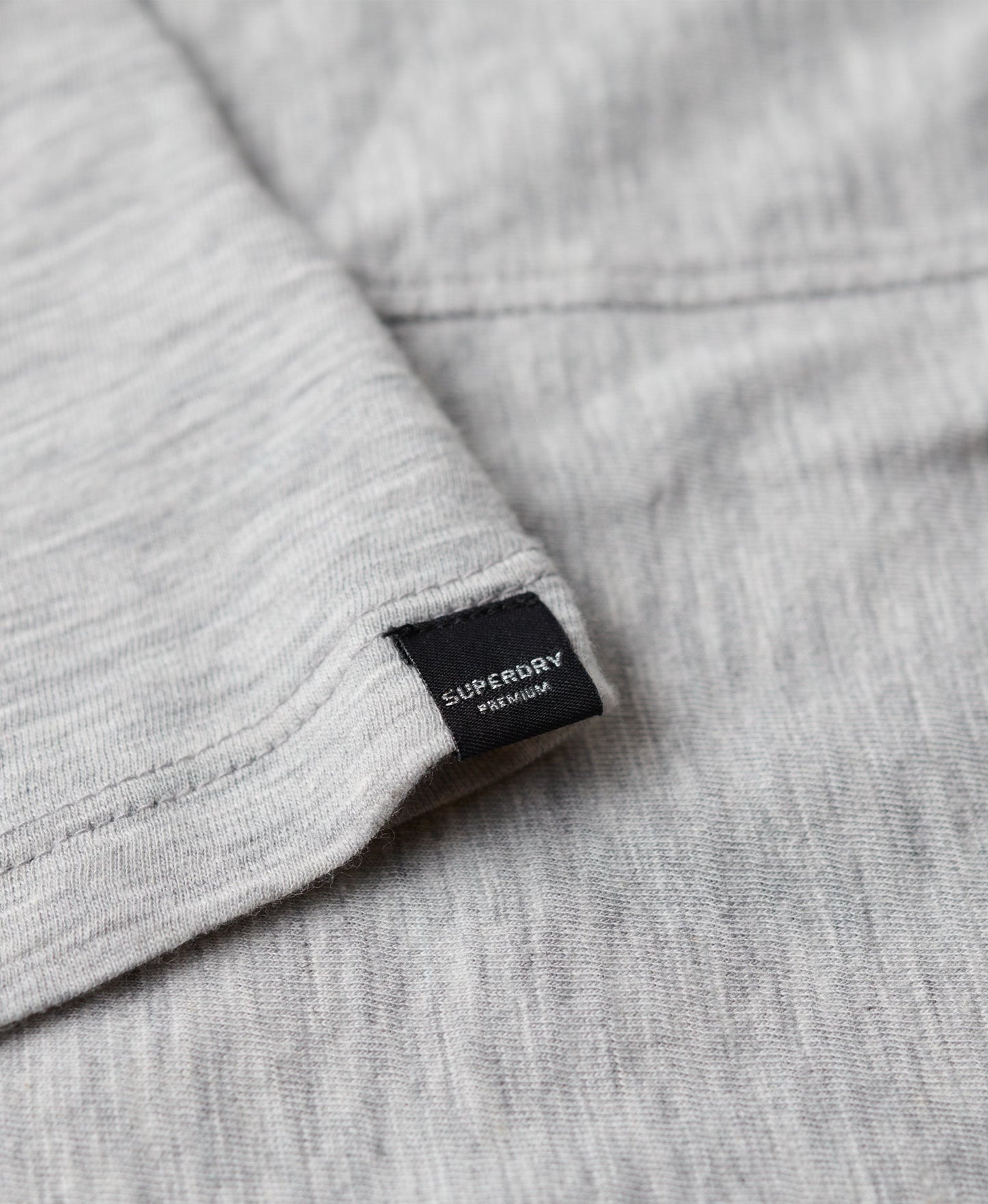 Scoop Neck Slim Fit Tee | Pepper Grey Marle