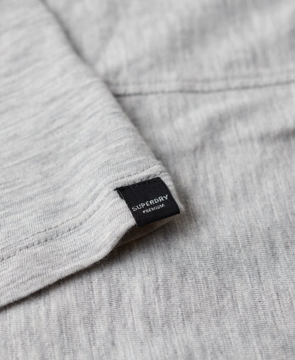Scoop Neck Slim Fit Tee | Pepper Grey Marle