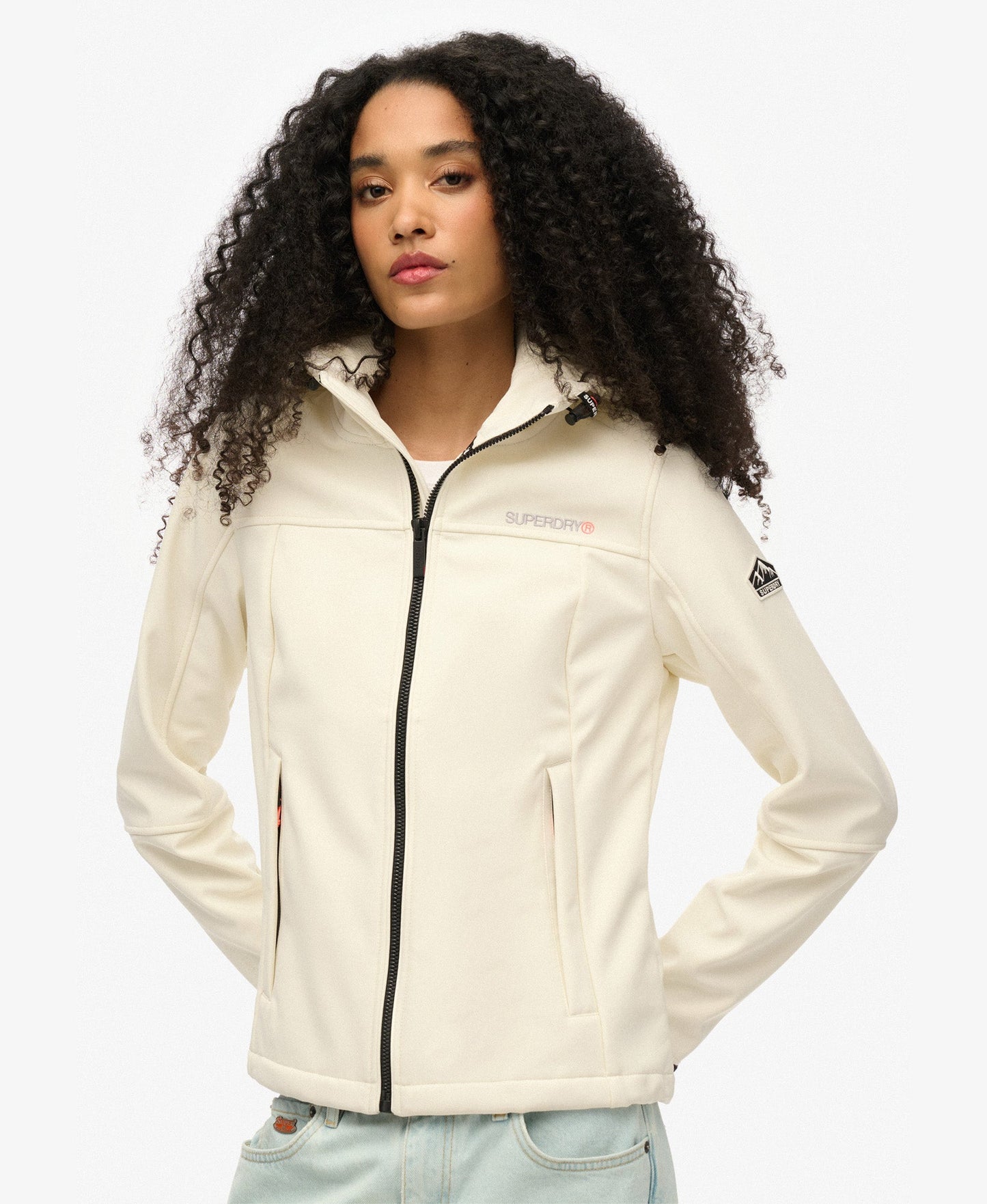 Hooded Classic Trekker Slim Fit Jacket | Off White