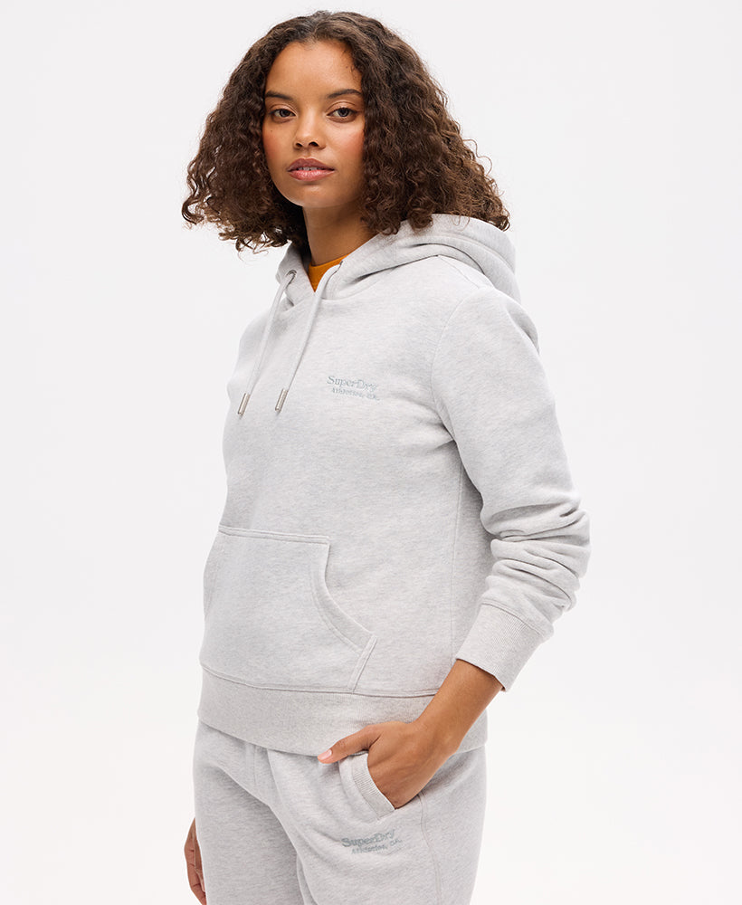 Essential Logo Hoodie | Glacier Grey Marle