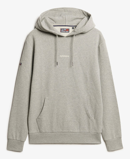 Plain Slim Fit Hoodie | Grey Marle
